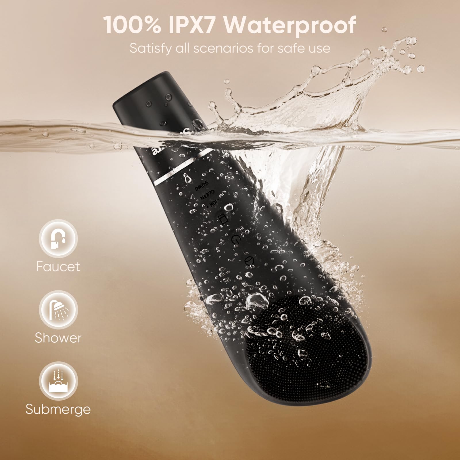 XS7001 supplier silicon face scrubber brush