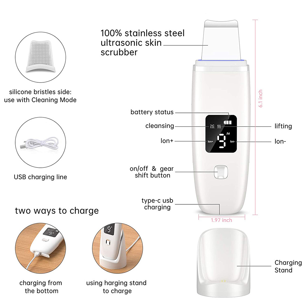 XS7009 wholesale Ultrasonic Skin Scrubber