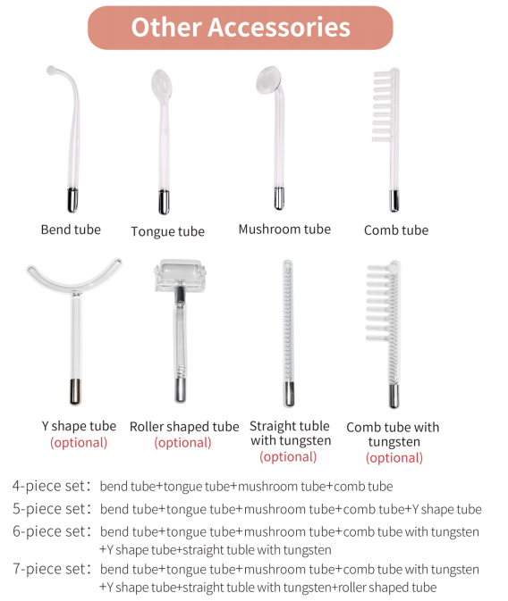 wireless high frequency skin therapy wand