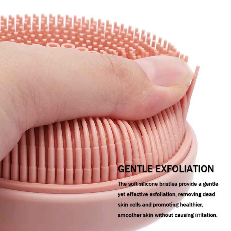 XS3001 exfoliating body brush bathing scrubber (3)