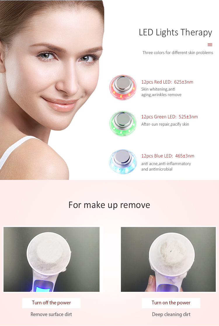 XS5004 Portable 5in1 Ultrasonic Photon Therapy Microcurrent Face Massaager (4)
