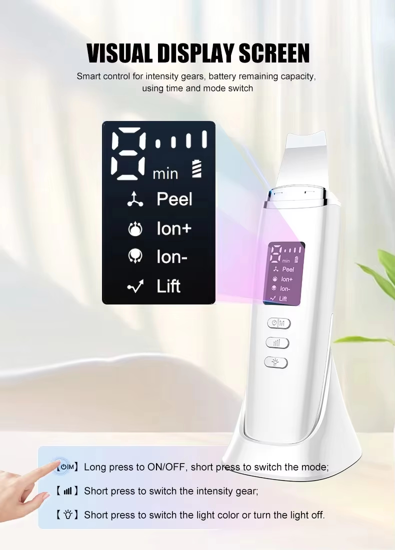XS7002 LED dispaly skin scrubber