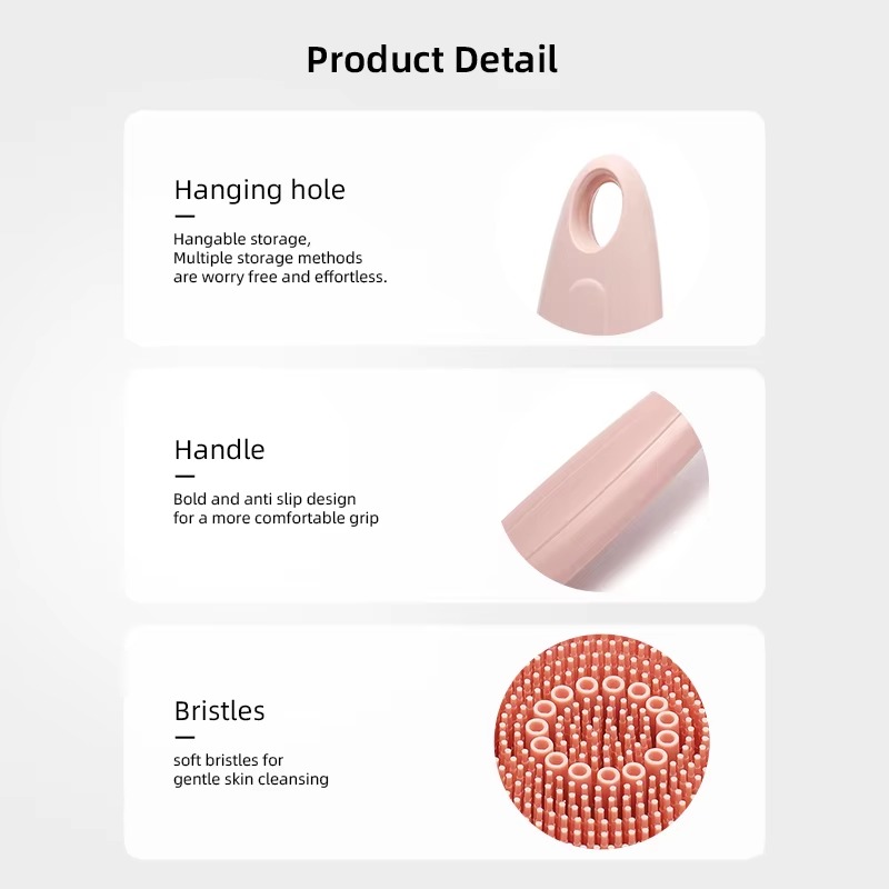XS3001 exfoliating body brush bathing scrubber (5)