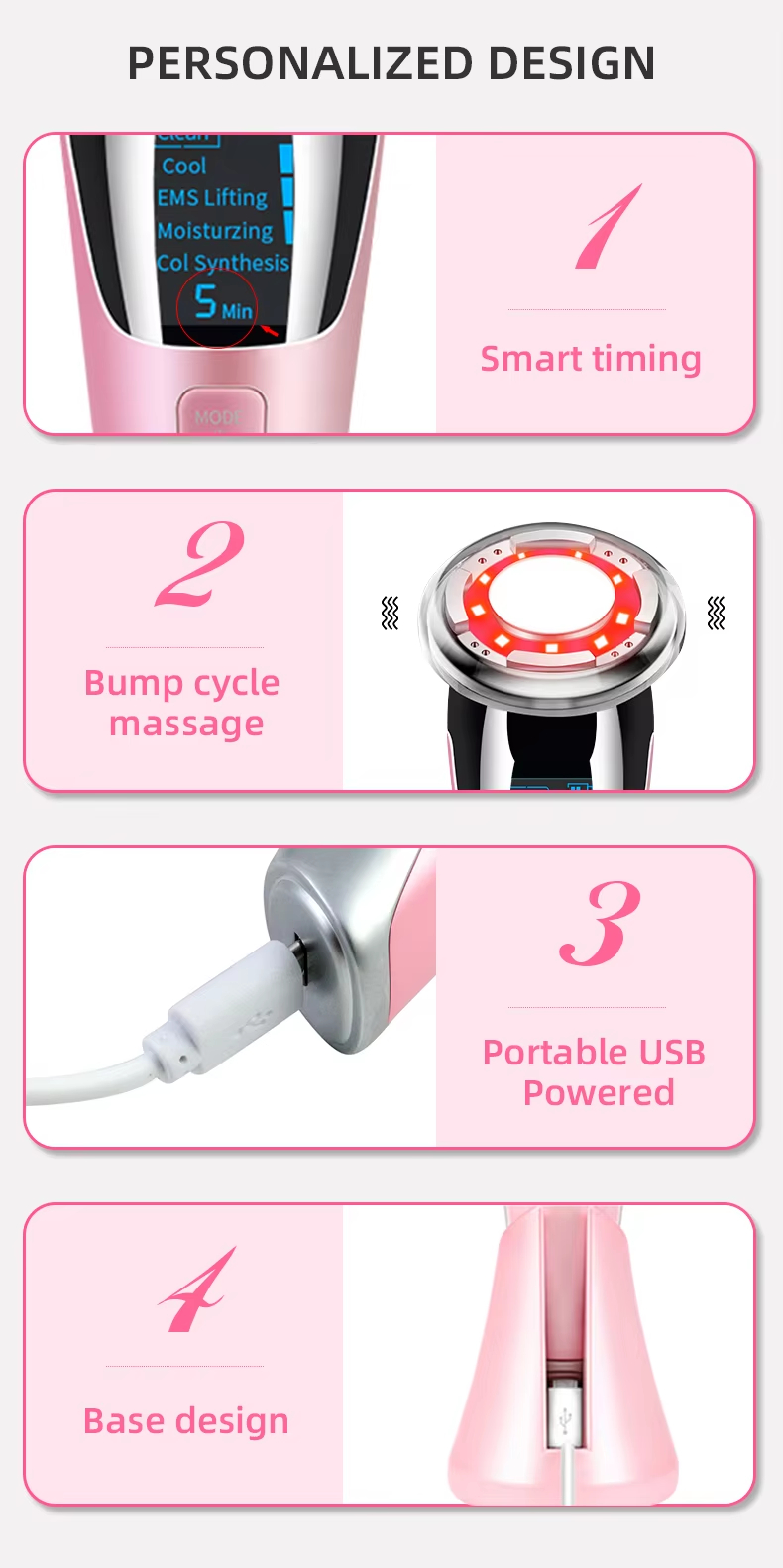 XS5003 ems hot cold facial machine