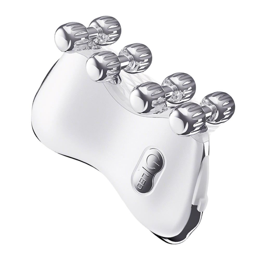 5-in-1 LED Light Therapy EMS Microcurrent Vibrating Face Massage Roller