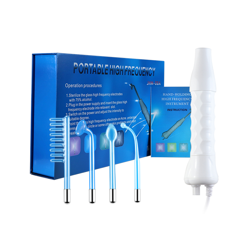 Professional 4in1 High Frequency Facial Wand Machine Home Salon Spa Use