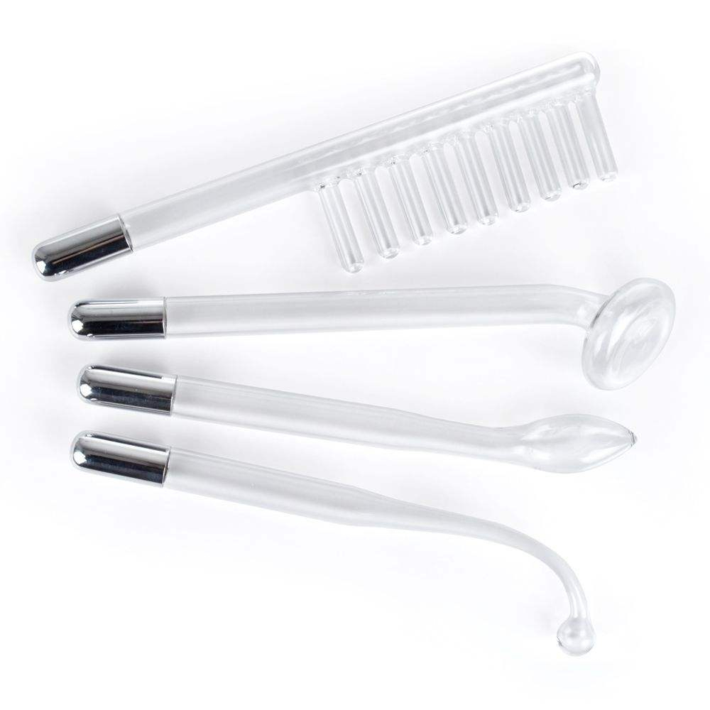 Professional 4in1 High Frequency Facial Wand Machine Home Salon Spa Use