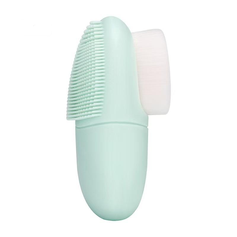 2in1 Double Sided Facial Cleansing Brush Silicone Face Exfoliating Tool