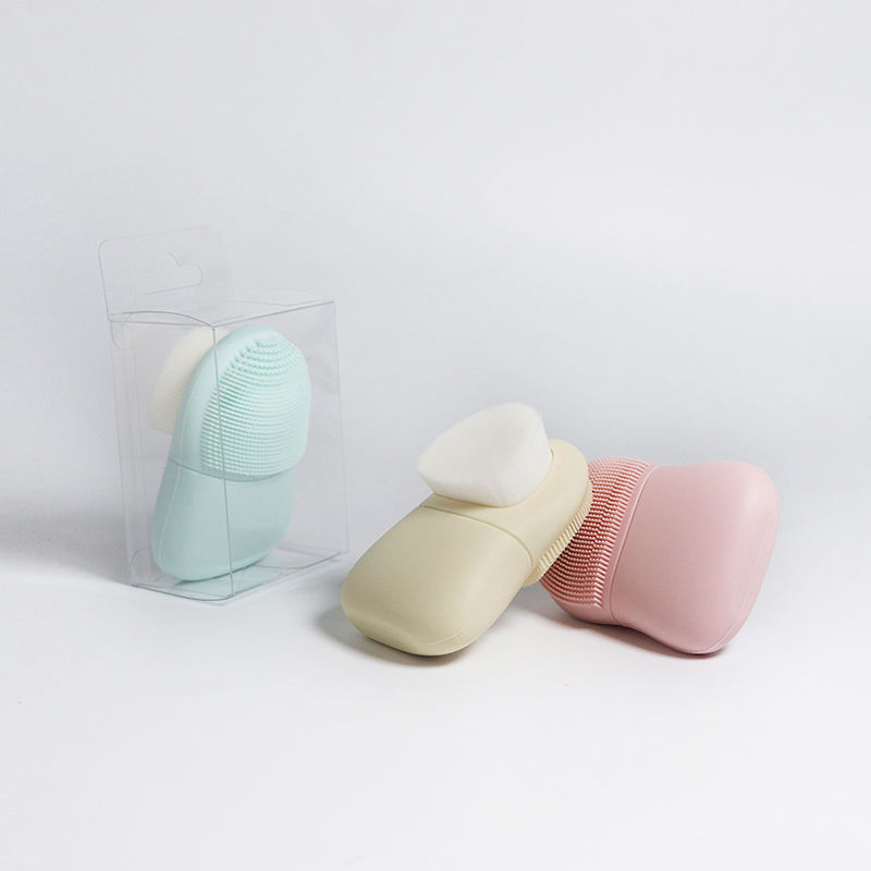 2in1 Double Sided Facial Cleansing Brush Silicone Face Exfoliating Tool