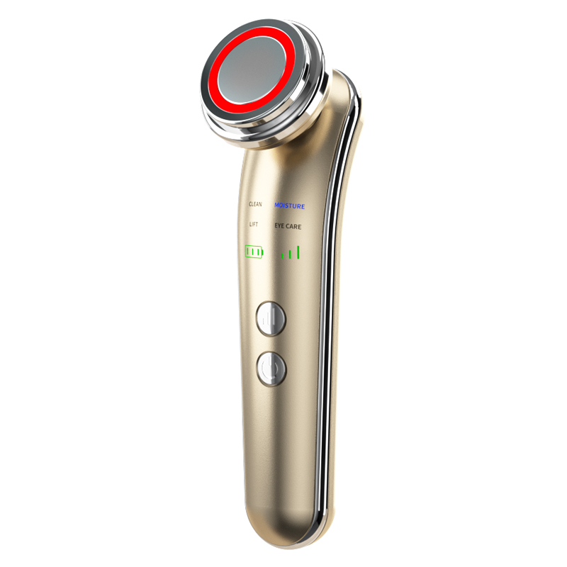  Ion Therapy EMS Microcurrent Facial Beauty Device with Thermal Massage and 3-Color LED Therapy