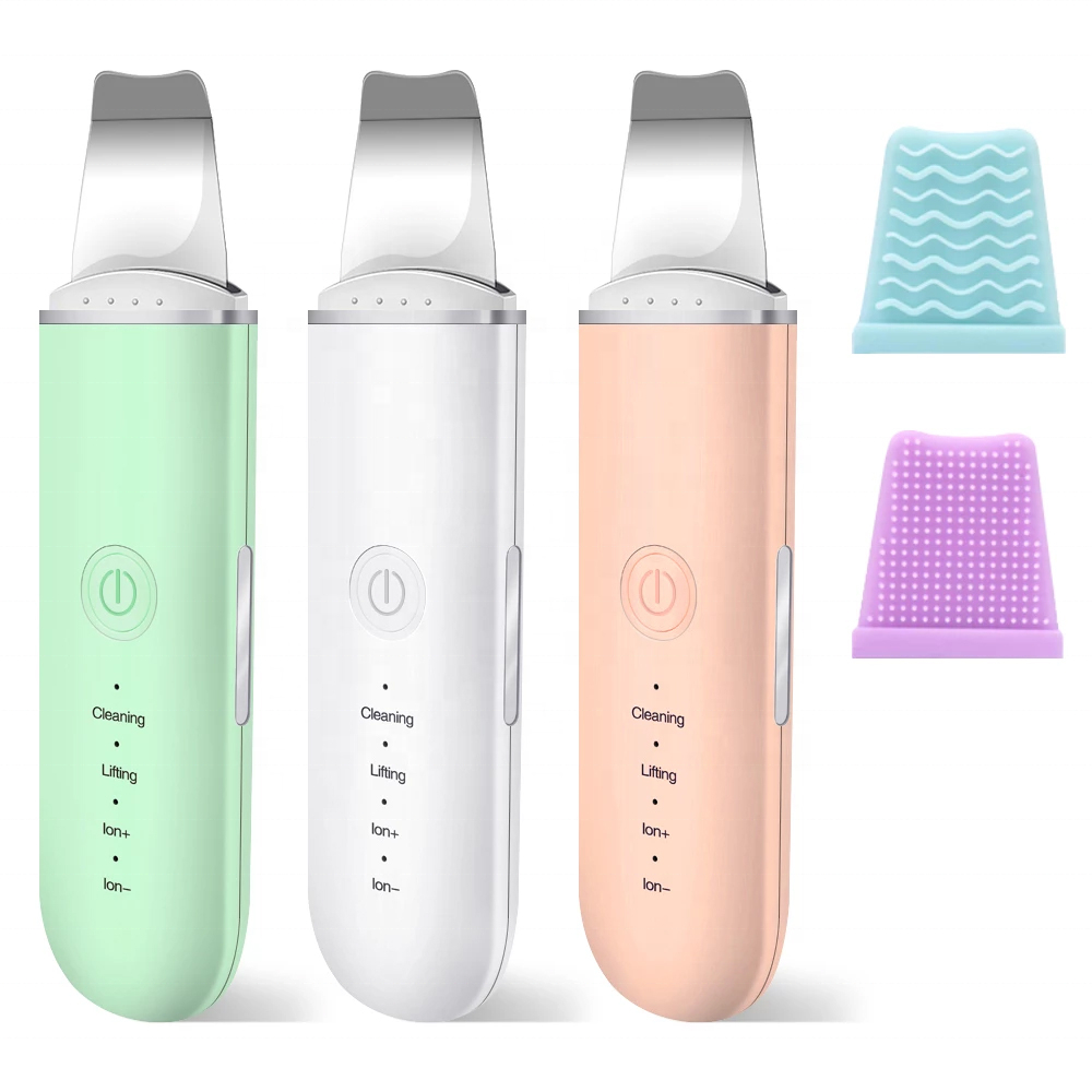 Deep Cleansing  Sonic Skin scrubber Spatula for Blackhead Remover