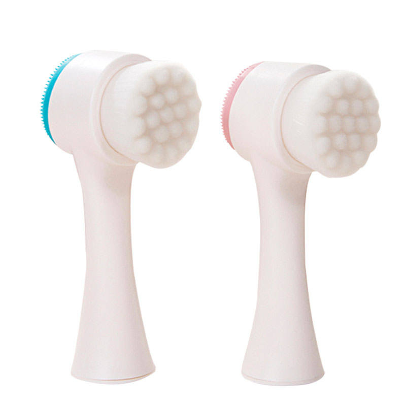 Classic Dual‑Sided Manual Facial Cleansing Brush