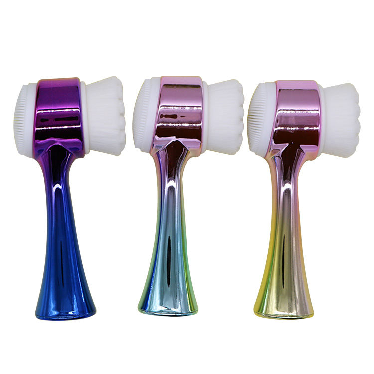 Classic Dual‑Sided Manual Facial Cleansing Brush