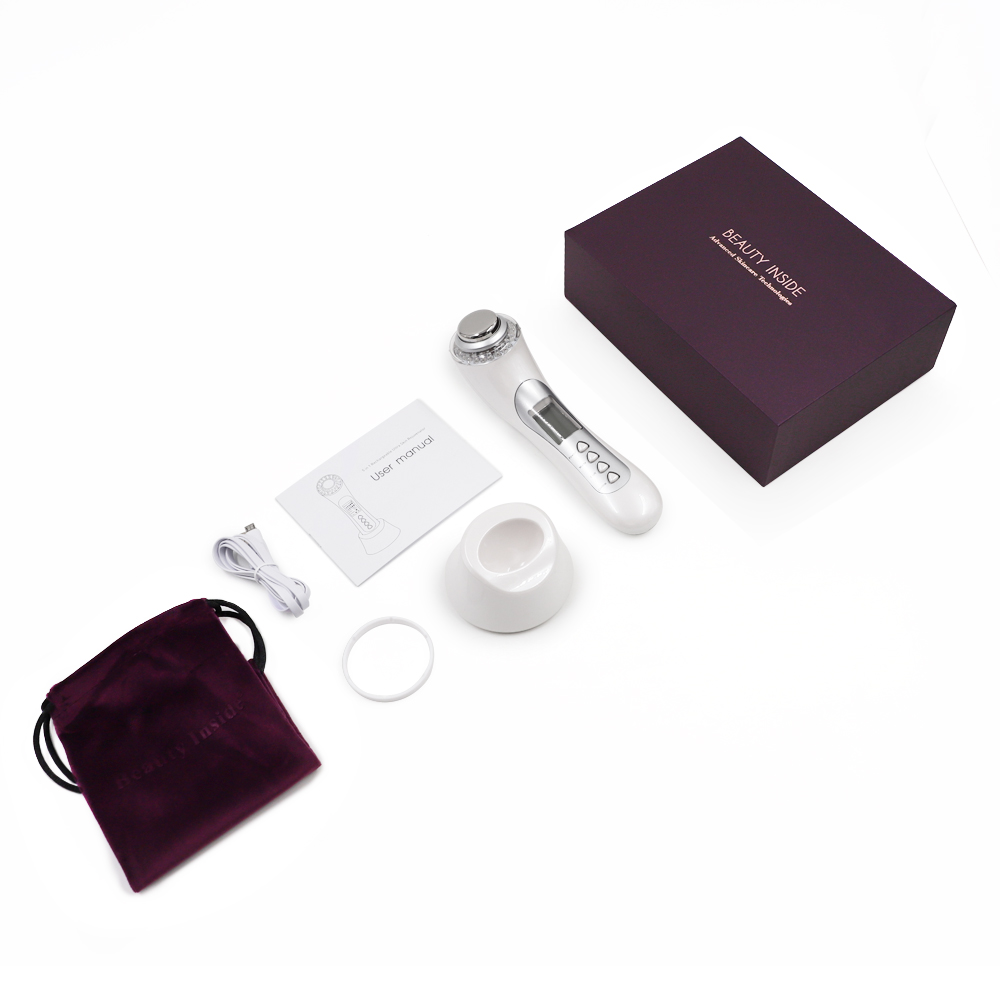 Portable 5in1 Ultrasonic Photon Therapy Microcurrent Face Massaager