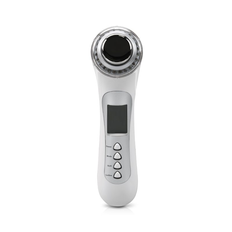 Portable 5in1 Ultrasonic Photon Therapy Microcurrent Face Massaager