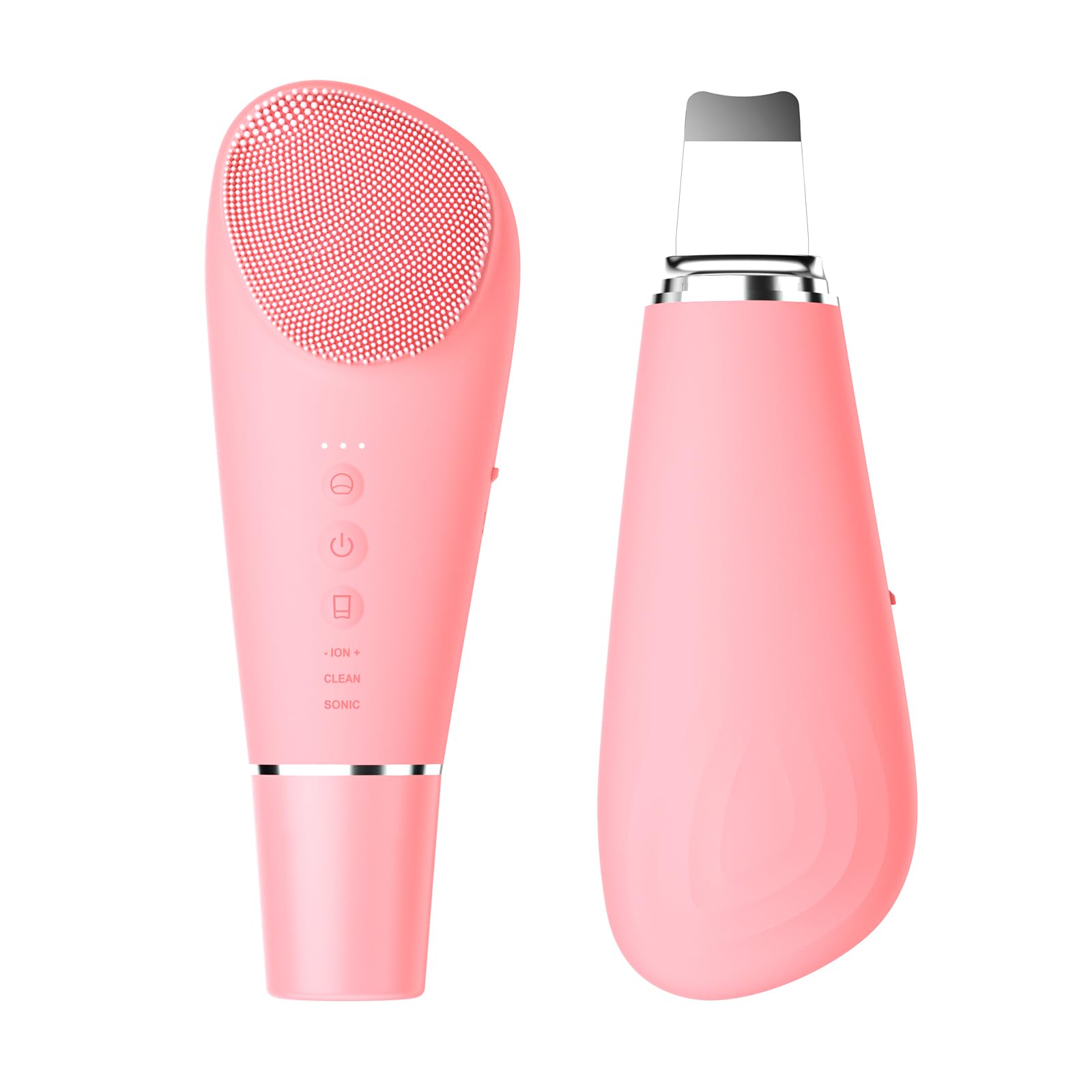 2-in-1 Ultrasonic Skin Scrubber Facial Cleansing Device