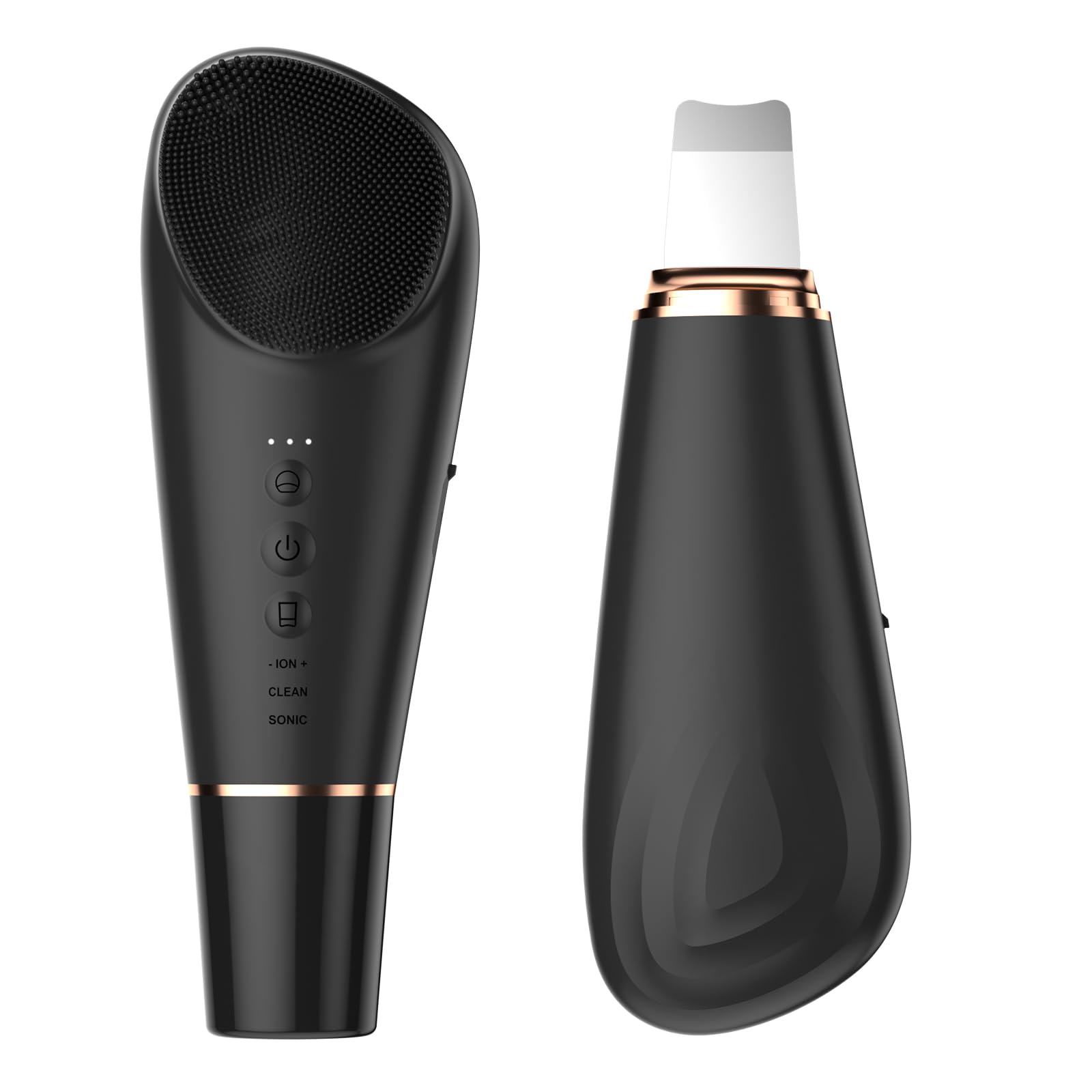 2-in-1 Ultrasonic Skin Scrubber Facial Cleansing Device