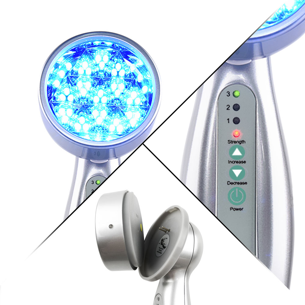 Handheld 4 LED Color Light Therapy Skin Rejuvenate Device with Large 25cm² Treatment Area 