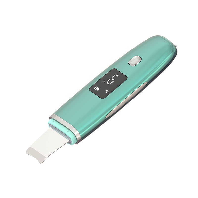  USB Rechargeable Skin Cleansing Ultrasonic Facial Spatula with LED Display