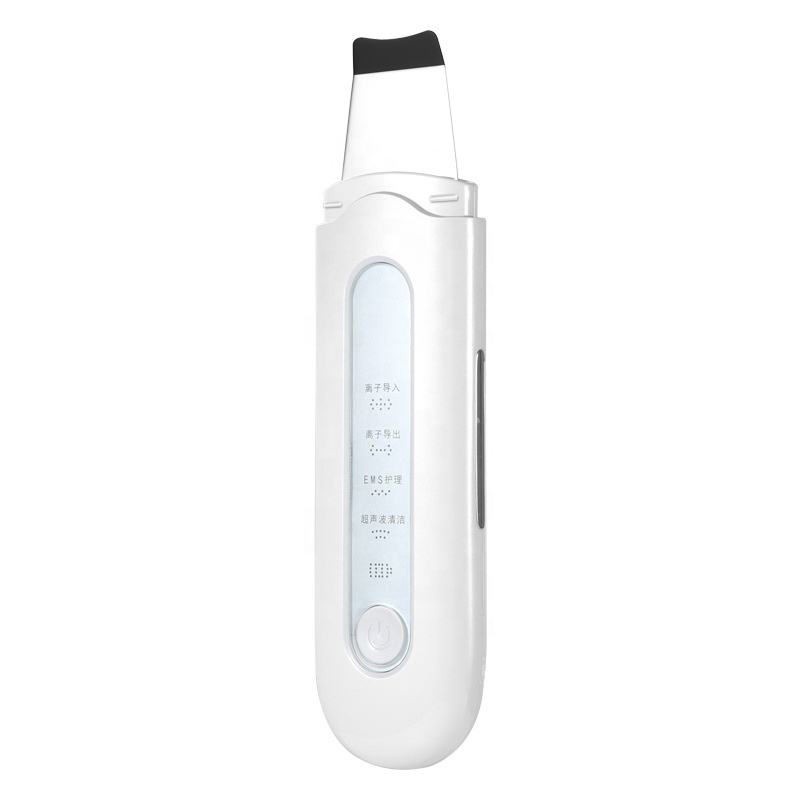 Portable Skin Scrubber Professional Ultrasonic Ion Facial Cleaner