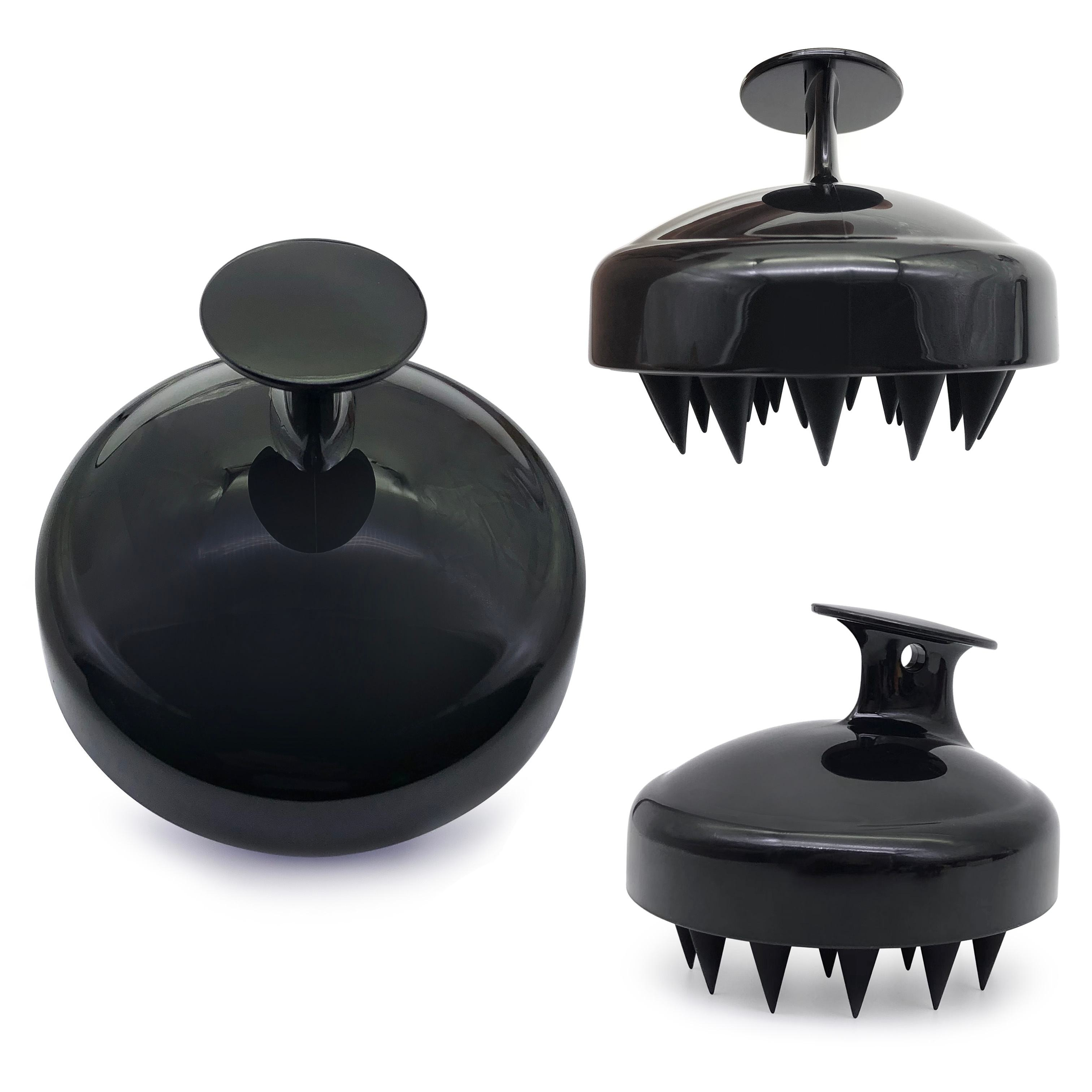 Custom Logo Silicon Scalp massager Head Scrubber Brush