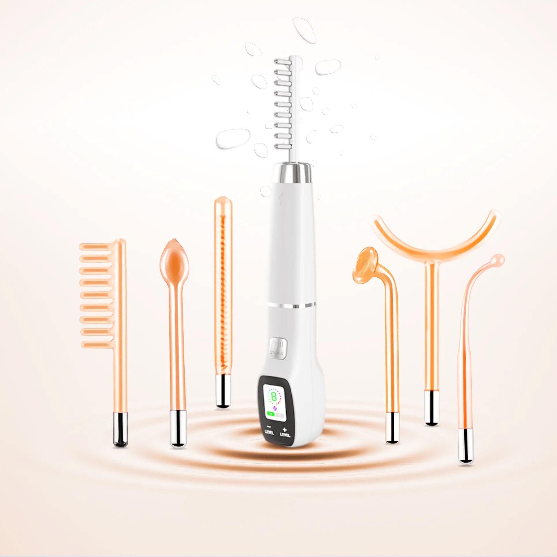 9-Level Portable High Frequency Facial Machine with LED Display