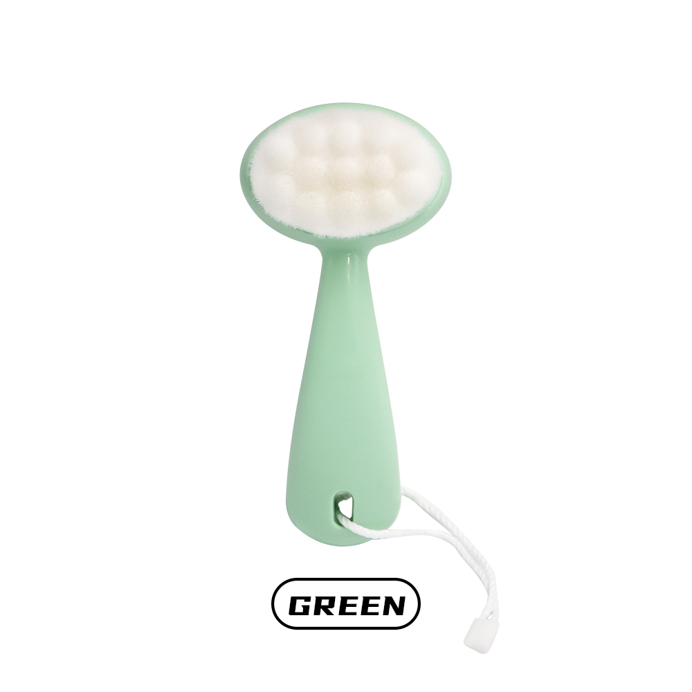  Soft Nano‑fiber Bristle Face Scrubber Deep Pore Exfoliating Washing Brush
