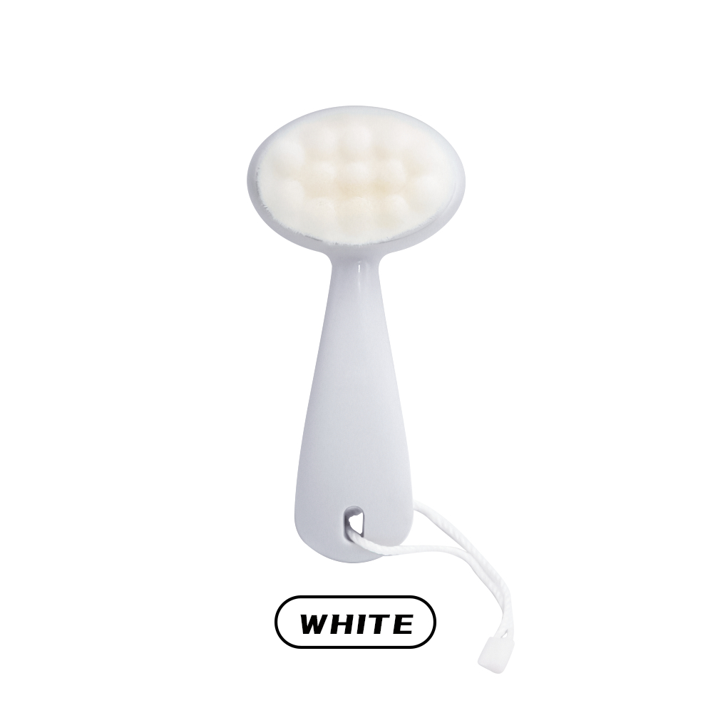  Soft Nano‑fiber Bristle Face Scrubber Deep Pore Exfoliating Washing Brush