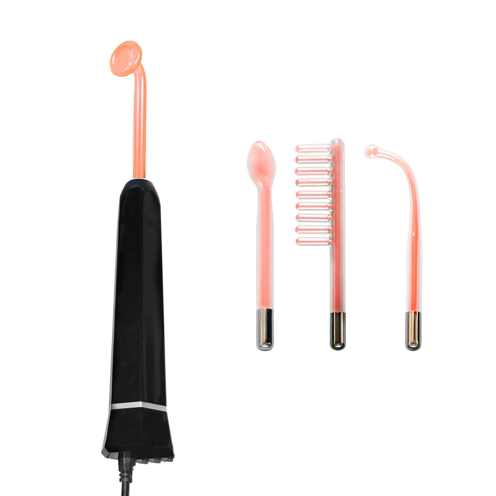 4-7pcs Darsonvals Instrument Alta Frecuencia Facial Wand for Acne Spot Freckle Reduce 