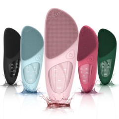 Waterproof Electric Silicone Face Scrubber Sonic Cleanser