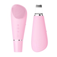 2-in-1 Ultrasonic Skin Scrubber Facial Cleansing Device