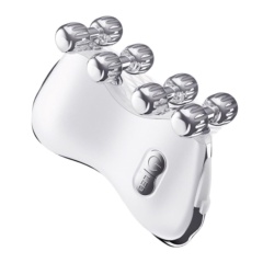 5-in-1 LED Light Therapy EMS Microcurrent Vibrating Face Massage Roller