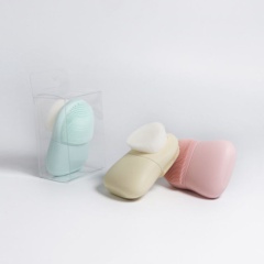 2in1 Double Sided Facial Cleansing Brush Silicone Face Exfoliating Tool