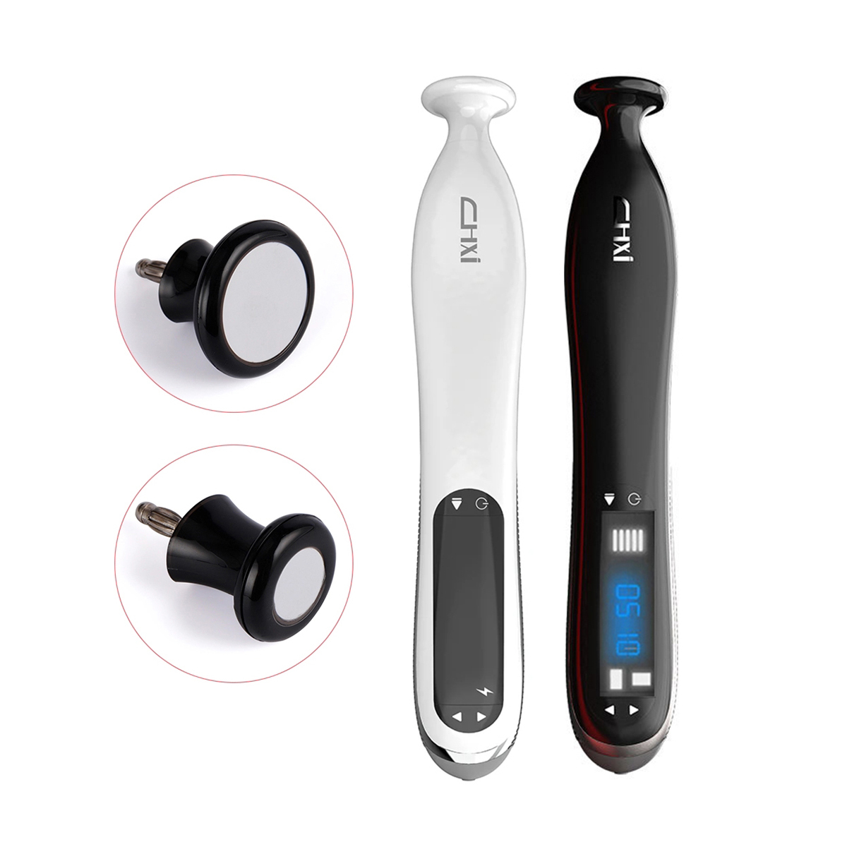 2 Replaceable Heads Portable Smart Plasma Ozone Acne Removal Beauty Device