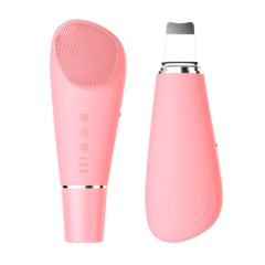 2-in-1 Ultrasonic Skin Scrubber Facial Cleansing Device