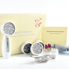 Handheld 4 LED Color Light Therapy Skin Rejuvenate Device with Large 25cm² Treatment Area 