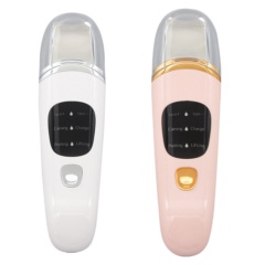 Professional Ultrasonic Skin Scrubber Ion Facial Spatula with LCD Screen